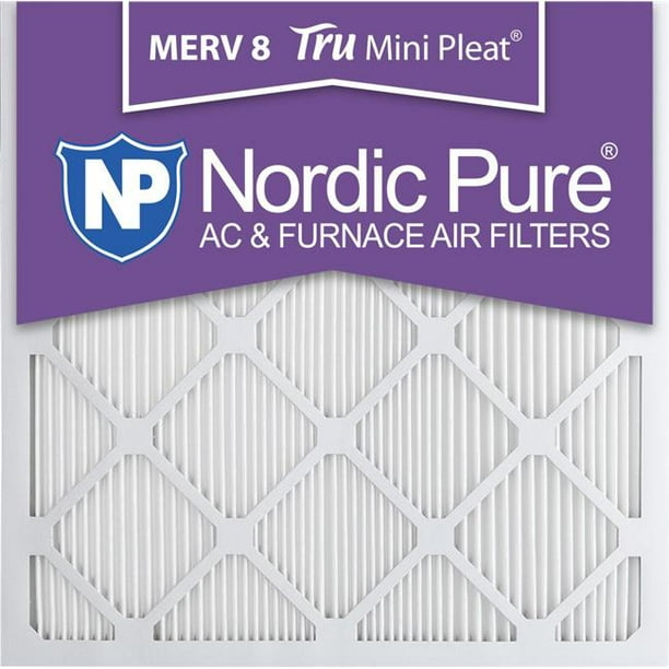 Nordic Pure 20x22x1 MERV 12 Tru Mini Pleat AC Furnace Air Filters 2 Pack Nordic Pure 20x22x1 MERV 12 Tru Mini Pleat AC Furnace Air Filters 2 Pack